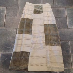 TYLER Boe 100% silk skirt